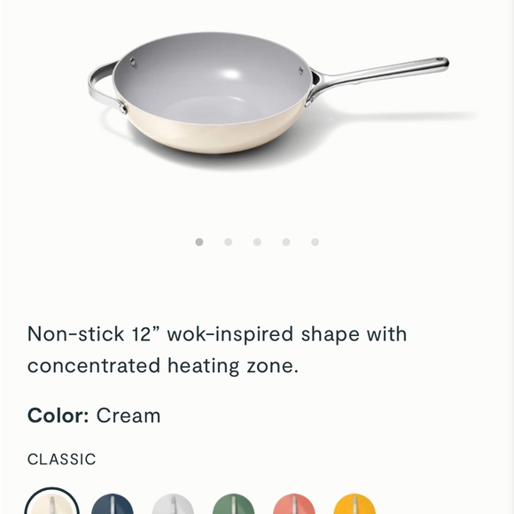 Caraway 12” ceramic stir fry pan - Picture 3 of 7